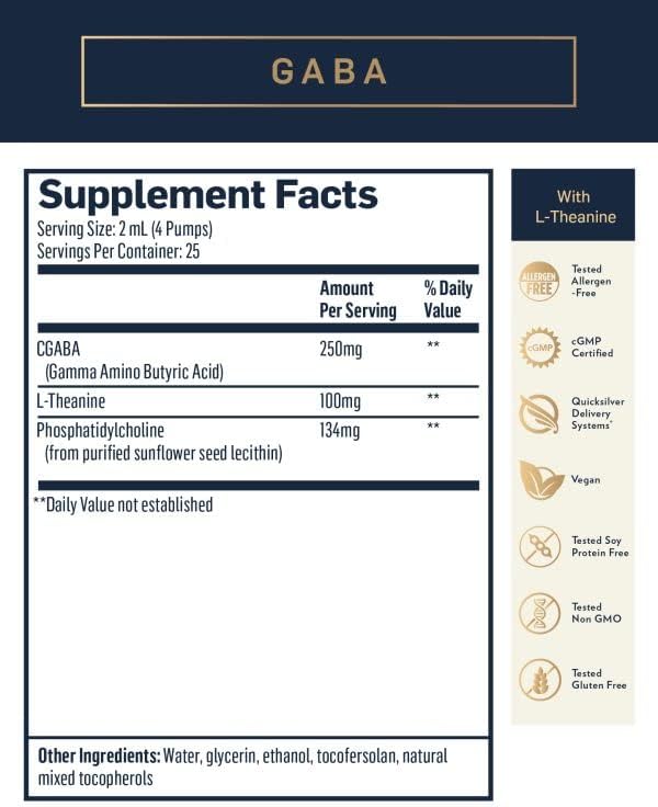 Liposomal GABA with L-Theanine