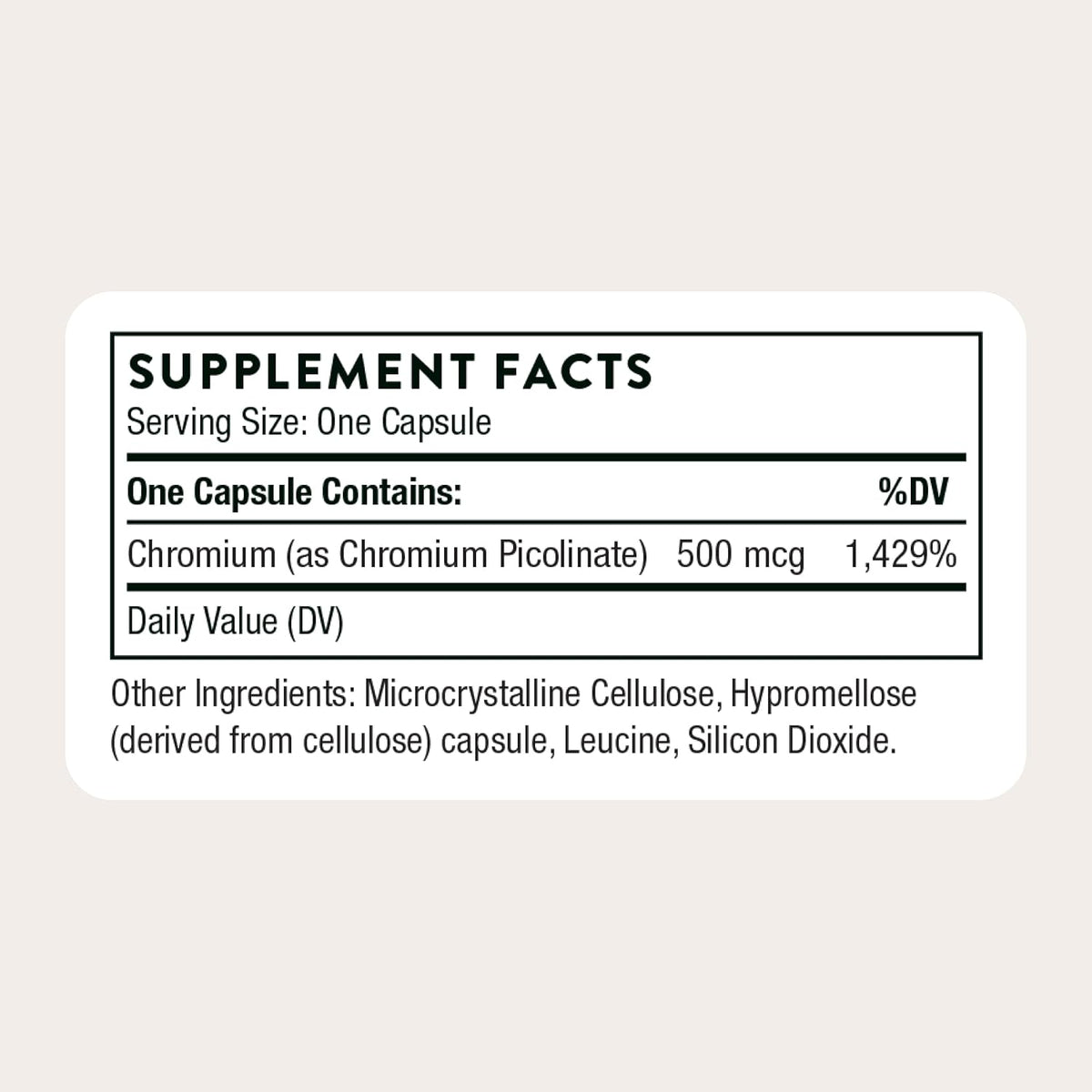 Chromium Picolinate